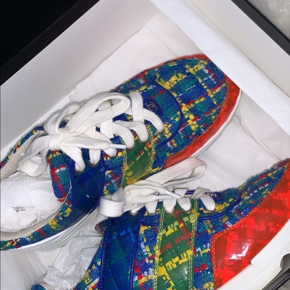 Chanel multicolored sneakers - Picture 2 of 4